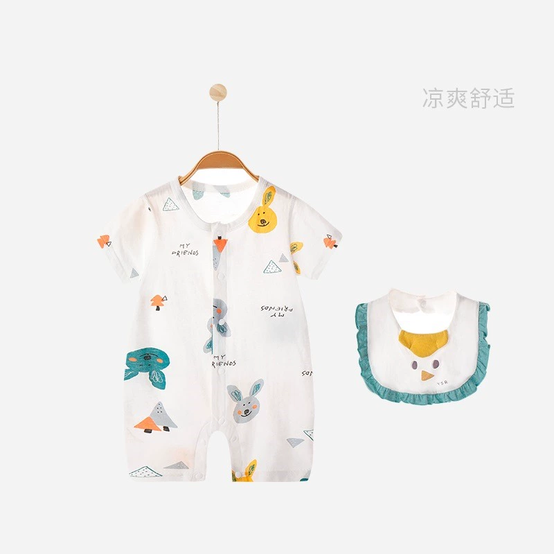 Túi ngủ cho bé onesies ngắn tay nửa tay hoạt hình bé gái bé trai sành điệu phiên bản hàn quốc 2020 - Túi ngủ / Mat / Gối / Ded stuff