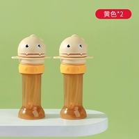 Желтый динозавр, трубочка, 2 шт