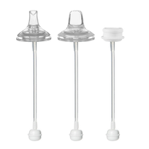适配贝亲奶瓶配件吸管重力球鸭嘴奶嘴吸管杯第三代把手第3代手柄