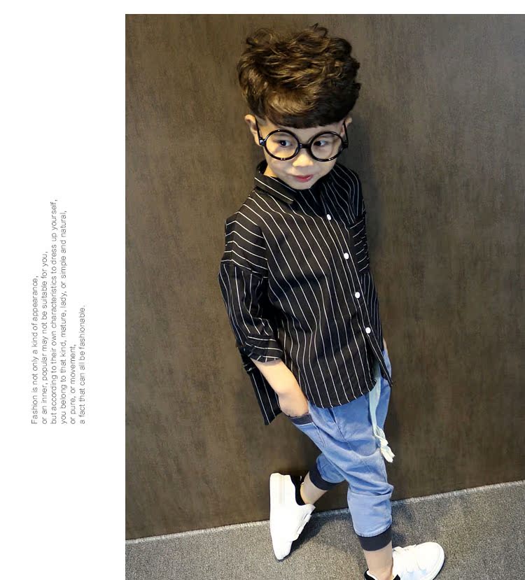 Chemise garcon à manche longue - Ref 2082475 Image 18