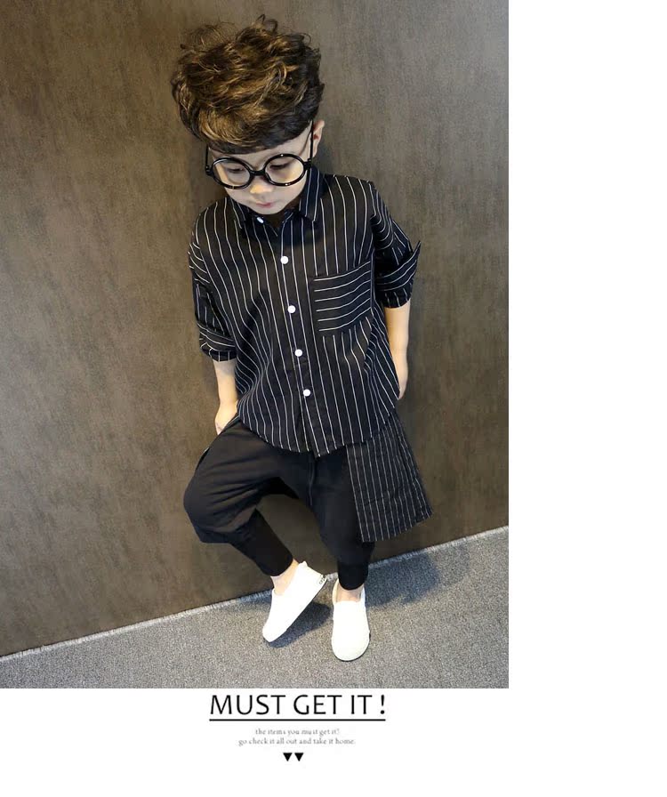 Chemise garcon à manche longue - Ref 2082475 Image 22