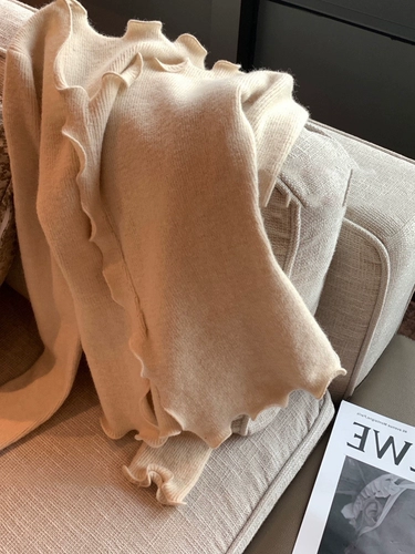 Приятный телу приталенный трикотажный сексуальный свитер, коллекция 2022