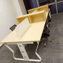 Staff desk and chair Staff desk and chair combination Simple modern computer card position office furniture 4-person desk