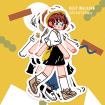 Clockwork Pill Original - (Keep Walking) Waterproof Luggage Sticker