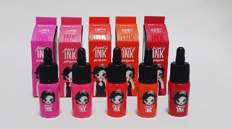 Hàn Quốc clios peripera feifeifeila tink ink dropper ink lip lip dyed lip liquid kéo dài - Son bóng / Liquid Rouge