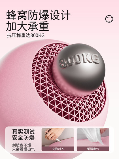 Pilates Small Ball Pelvic Floor Muscle Training Ball for Adults, Postpartum Core Repair Yoga Ball 20cm Yoga Ball for Women