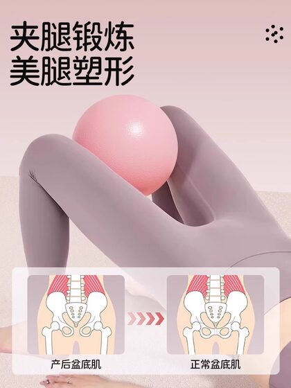 Pilates Small Ball Pelvic Floor Muscle Training Ball for Adults, Postpartum Core Repair Yoga Ball 20cm Yoga Ball for Women