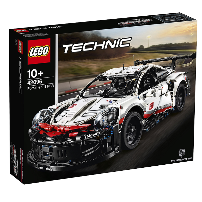 Lego Technic Series 42096 Porsche 911 Racing Car Assembly Building Block Toy Collection Gift for Boys