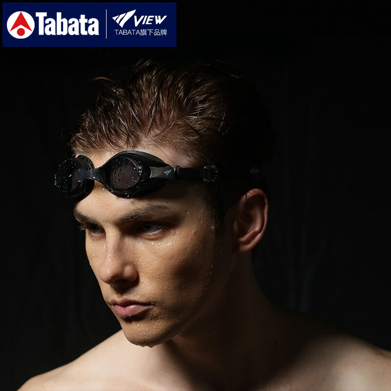 TABATA VIEW V510 Japan imports myopia swimming glasses HD Anti-fog large frame swimming mirror male and female universal