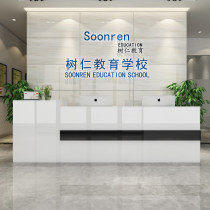 Educational institutions Training center Hotel Hotel reception cash register Bar shop Commercial simple modern baking paint