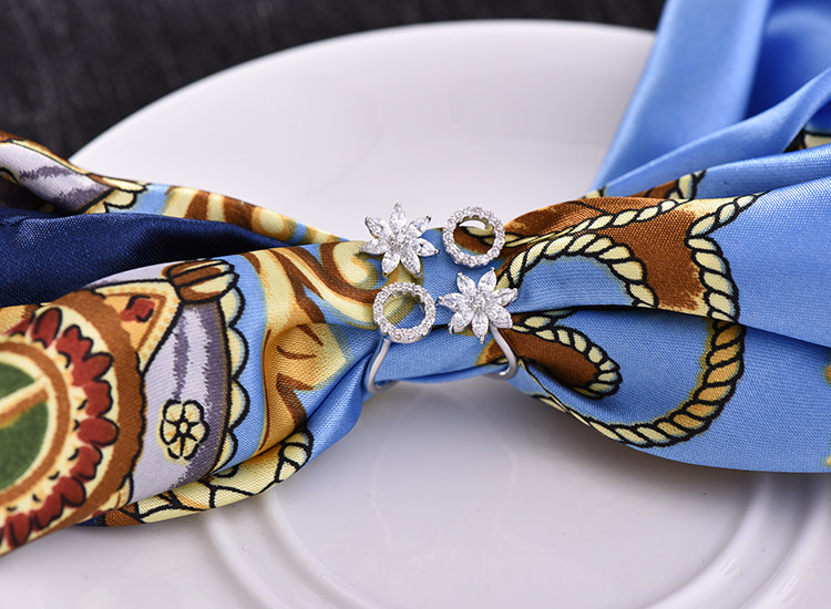 Broche femme en Zircon diamant - Ref 1177944 Image 9