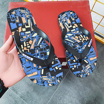 Flip-flops mens summer outdoor non-slip wear-resistant soft-soled slippers 2021 new clip feet mens cool drag outside wear beach shoes