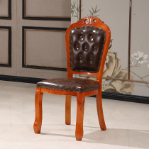 Hotel VIP Chair Luxury Solid Wood Chinese Style Dining Chair Combined Banquet Chair New Hotel Bag Soft Bag Backrest Chair