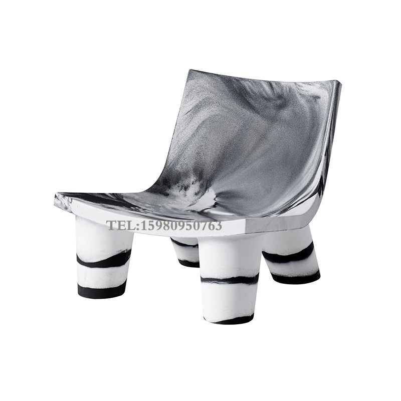 Italian light luxury solid wood sofa chair hotel sales office leisure chair armchair model room fabric reception negotiation chair