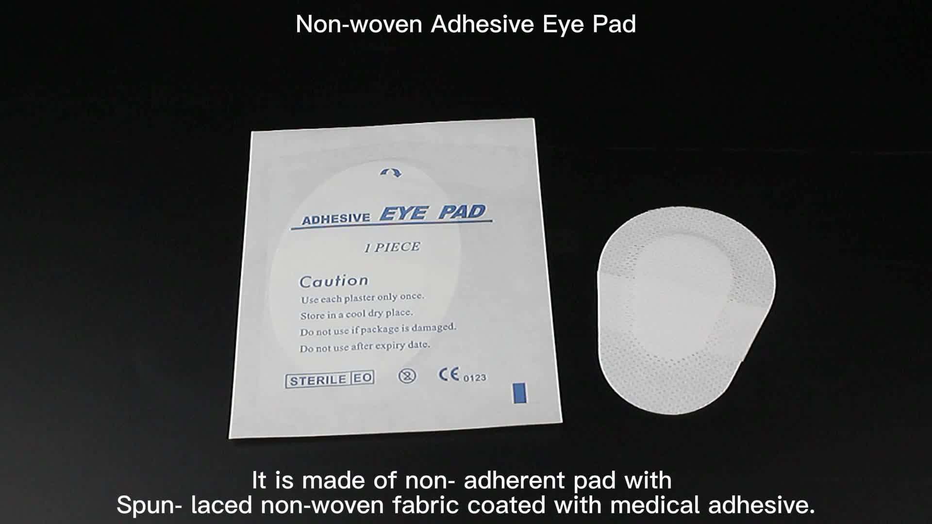 Sterile Nonwoven Eye Pads Post Operative Eye Patch Stickers Medical