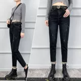 Весенние летние мягкие джинсы, штаны, по фигуре, высокая талия