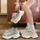 Весенняя универсальная высокая белая обувь на платформе, спортивная обувь для отдыха