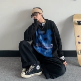 Японский демисезонный свитер для влюбленных, ретро трикотажное термобелье, свободный крой