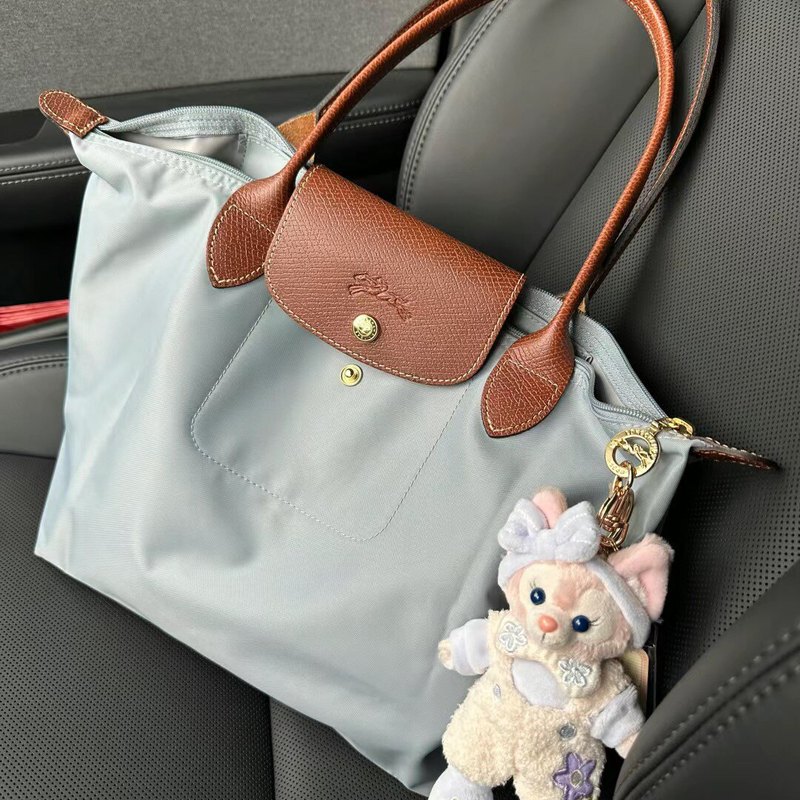 Authentic Longchamp Long Handle Medium Tote Bag Mom Bag Steel Gray Graphite Gray in Stock Authentic Longchamp Long Handle Medium Tote Bag Mom Bag Steel Gray Graphite Gray in Stock