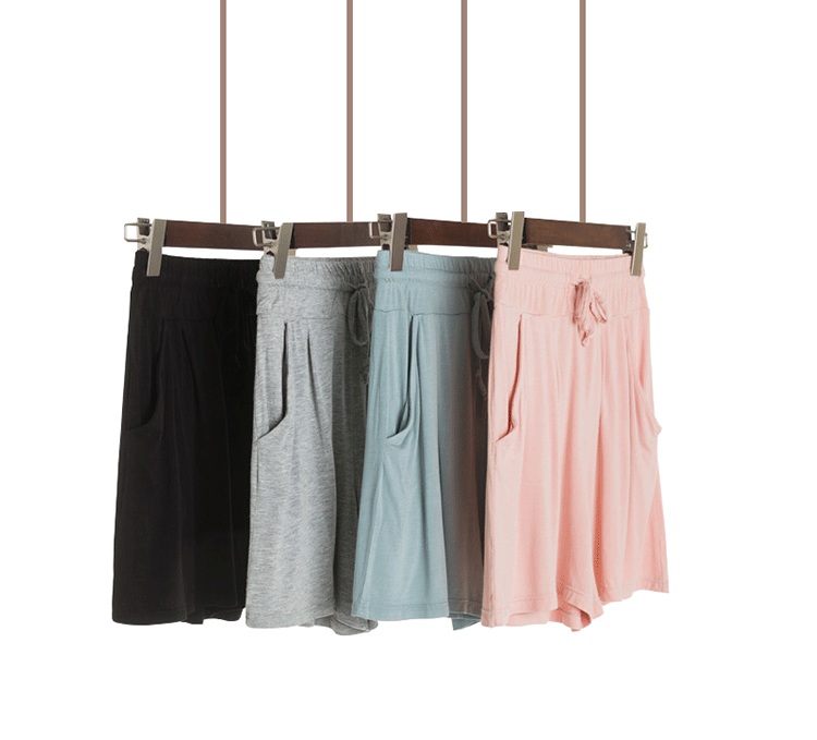 Modal Quần Pyjama Quần short nữ Kích thước lớn Quần rộng thoải mái Trang chủ Mùa hè Mỏng đa dạng Yoga Ba quần có thể được mặc - Quần tây quần cotton nam