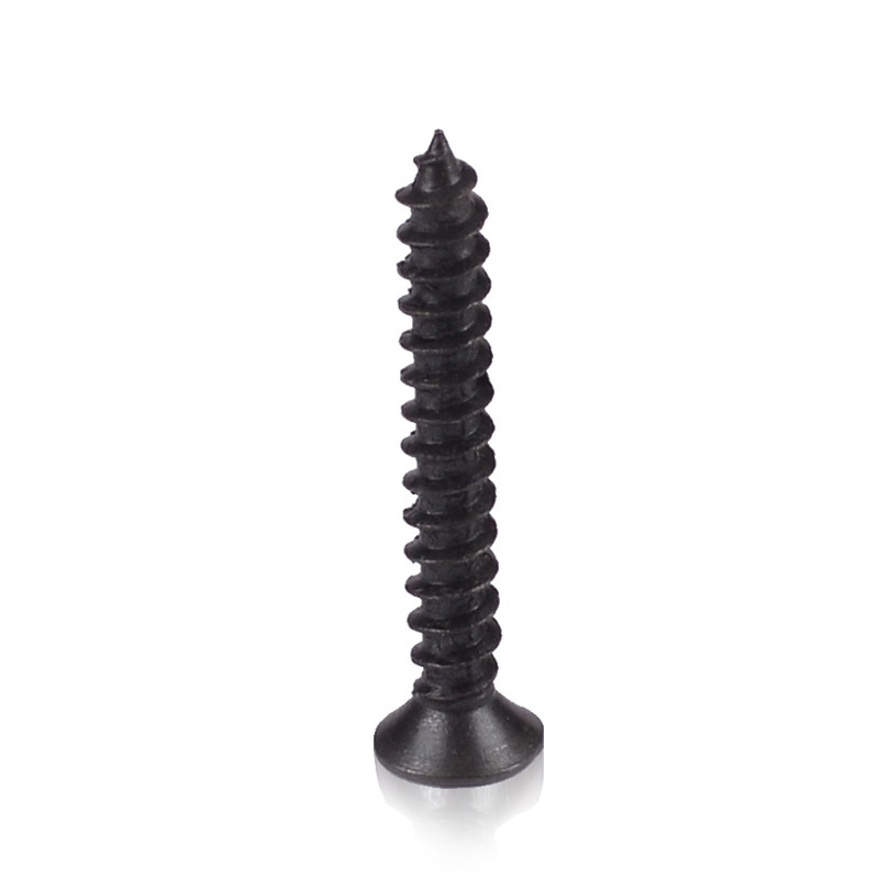 Hard cross - head self - tapping screws furniture wooden screws fast coarse tooth screws ultra - hard black M4 cm