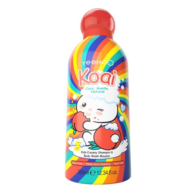 Ying's Children's shower gel shampoo two-in-one baby male and women baby bubble bath small foam mousse ແທ້ຈິງ