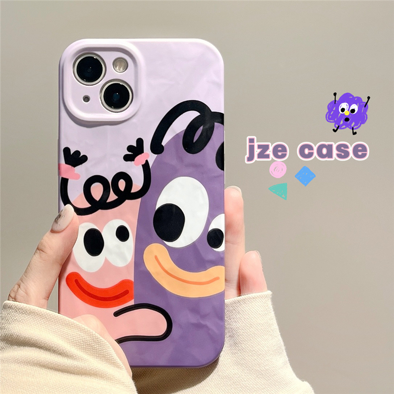 Screw up the cute sausage mouth Cartoon applies Apple 14 phone shell iPhone13ProMax new 12 anti-fall 13pro female section 11 silicone 14pro fun Korean wind full bag