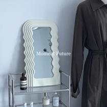 Moment Future Italian ins style ancient Memphis wave mirror Quan Zhilong with the same desktop makeup mirror