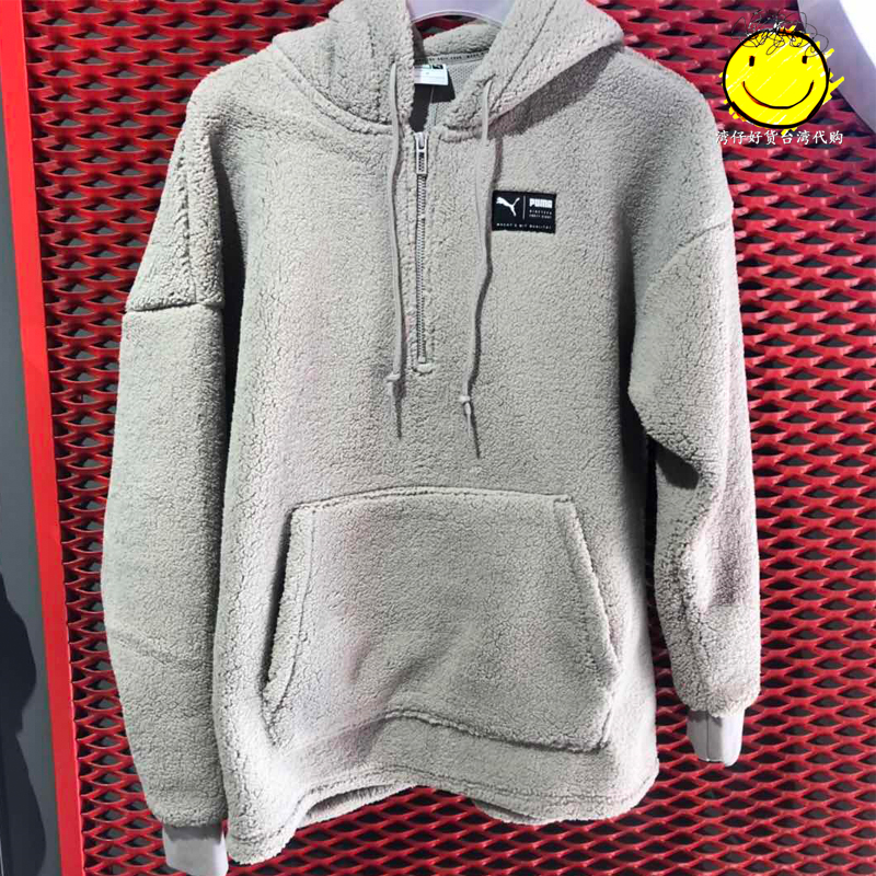 Puma Hummer Dòng phổ biến Downlown Áo thun dài trùm đầu dày dày 577693 576770 - Thể thao lông cừu / jumper áo nam tay dài