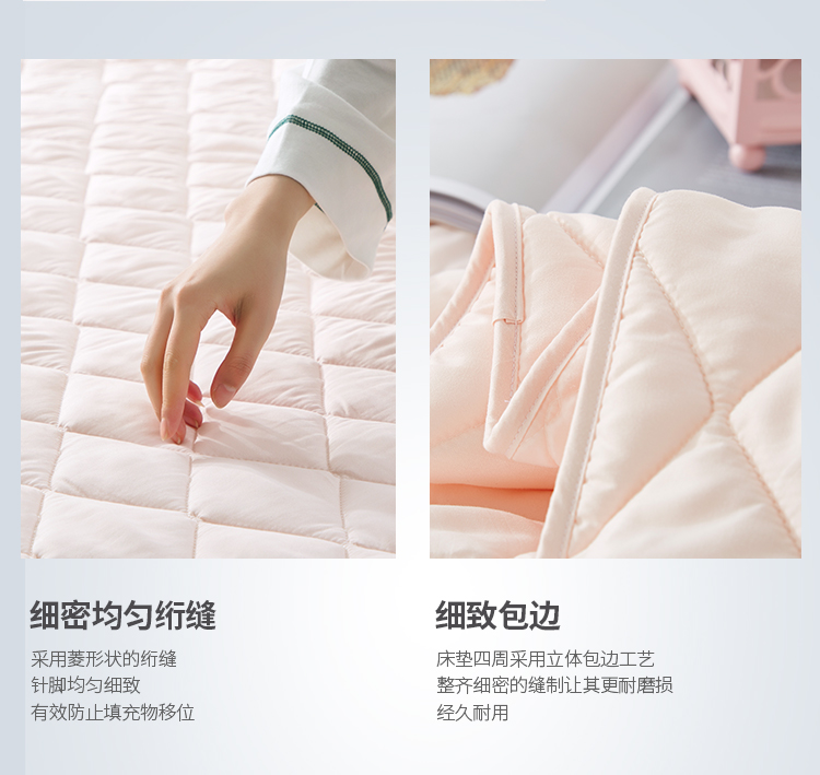 Ký túc xá Meng Jie dày nệm mút trải giường đơn học sinh nhíp 1,2 m 1,5 m đôi hộ gia đình bảo vệ - Nệm đệm xốp