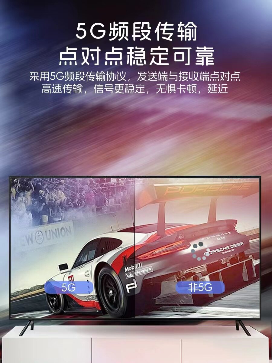 HDMI Wireless Extender High-Definition Video Transmission 50m Wireless Transmitters One-To-Many Receiver Screen Mirroring Device