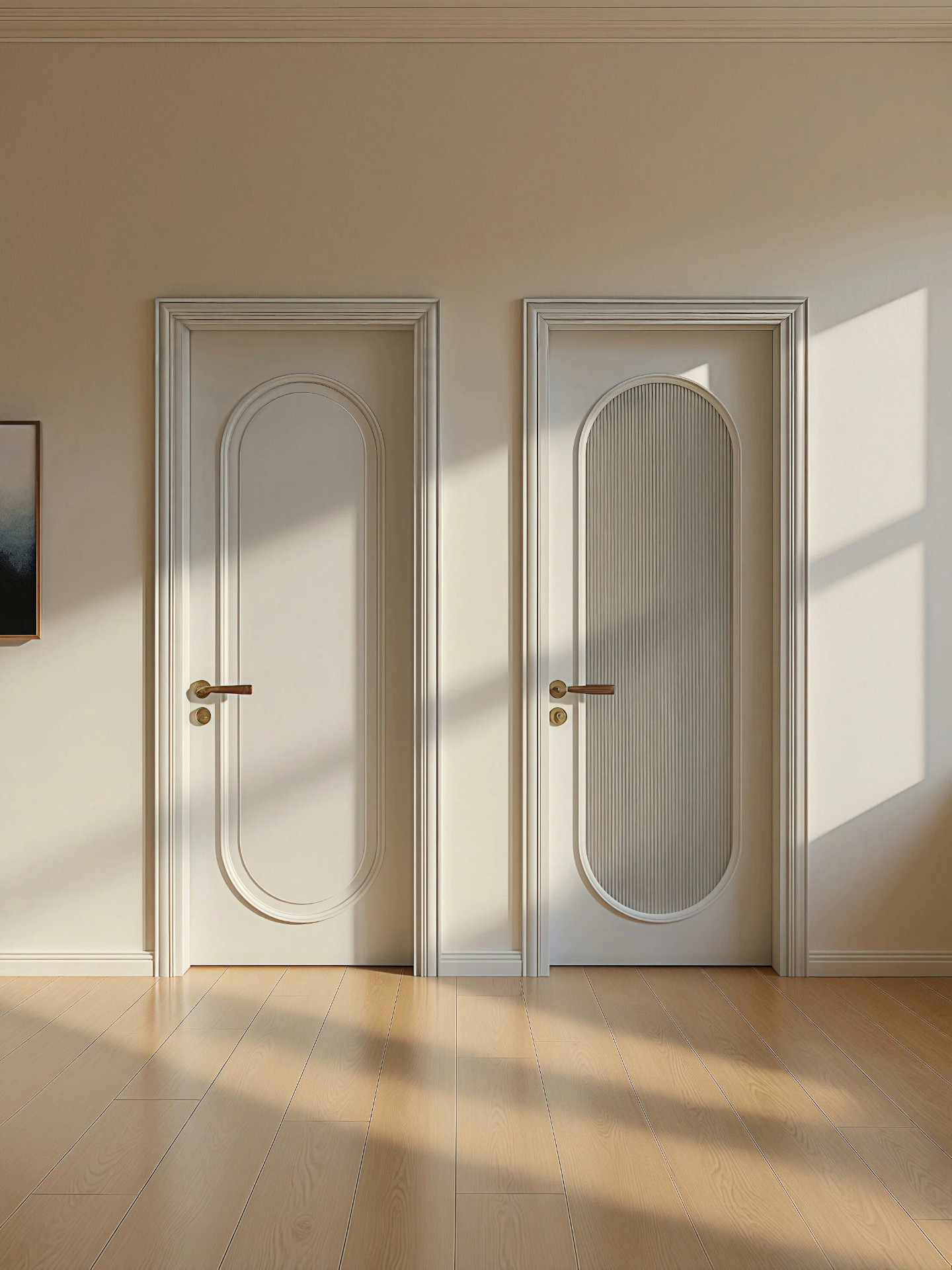 French-Style Bedroom Door, Solid Wood Composite Lacquered Door, Room Door, Interior Door, Household Door, Solid Wood Door Set, Soundproof Door