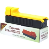 Push -plull сигаретер ручной пластиковую одиночную трубку с 8 -миллиметровыми воздушными сигаретными трубами для загрузки сигарет -сигарет ручной работы Бога