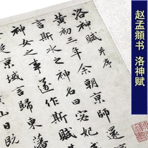 Zhao Mengxu Luo Shenfu calligraphy original high-definition original copy of the picture core Zhao Mengfu regular script small letter HD