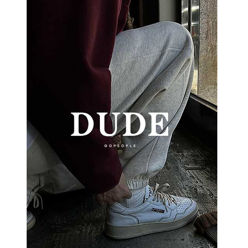 Beauty Na Korea Men's Clothing East Gate Dude Plus Suede Casual Pants Loose Pop Retro American Men Long Pants-Taobao