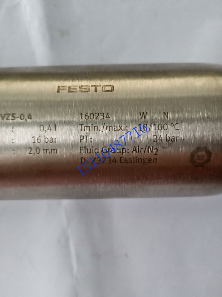 Original Festo FESTO gas tank CRVZS-0 4 160234 spot