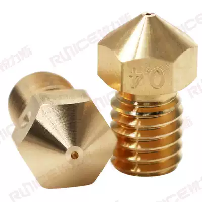 3D printer accessories Rerap Extruder Nozzle Brass Nozzle 0 2 0 4 0 6 0 8 3mm Supplies