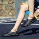 Summer Baotou một nửa dép nam Hàn Quốc dép đi trong nhà mùa hè - Dép dép local brand