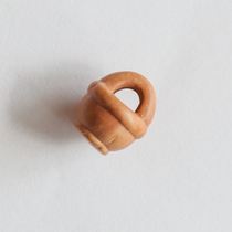 Peach basket peach core carving boutique handmade wild dragon grain peach kernel carved small basket baby gift bracelet jewelry