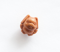 Zodiac rabbit cartoon cute Q version of Dragon grain peach carving boutique baby adult pregnant woman this year