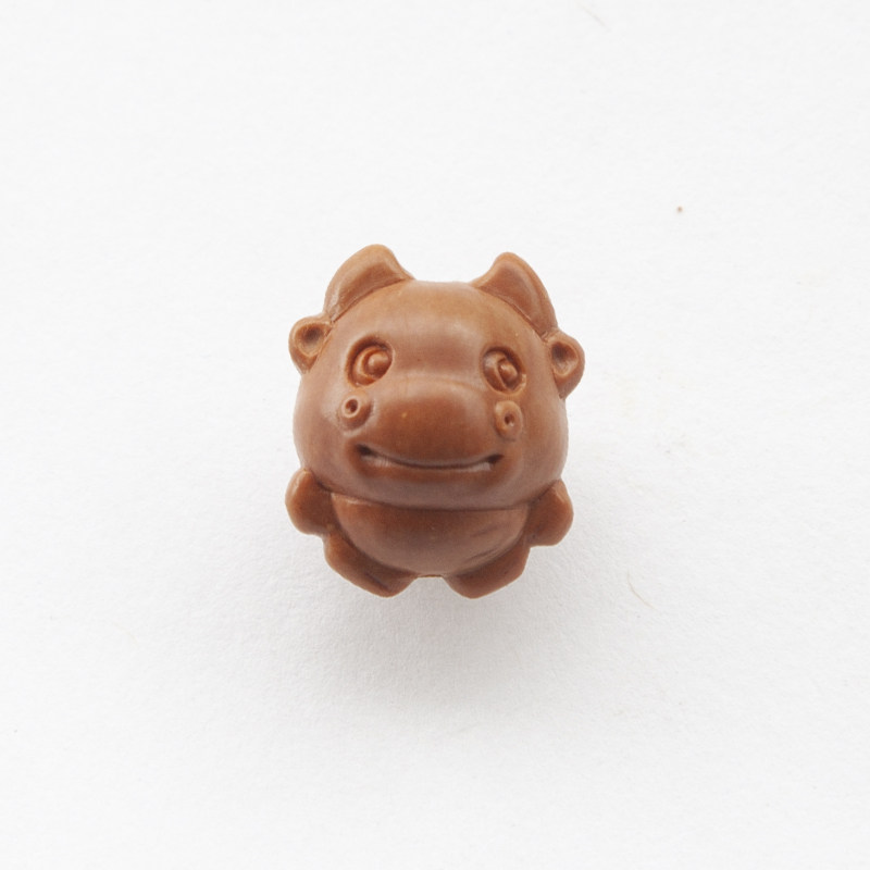 Dragon peach kernel carving zodiac cow cartoon cute Q version boutique accessories baby adult life year