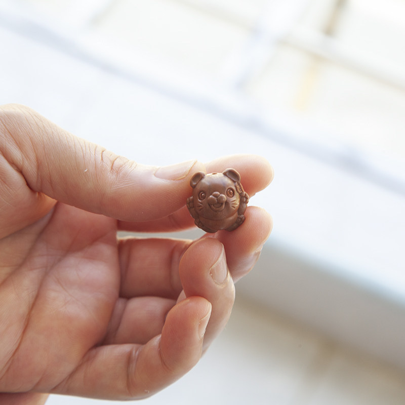 Zodiac rat cartoon cute Q version dragon pattern peach core original carving boutique