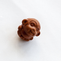 Zodiac monkey cartoon cute Q version wild dragon peach kernel carving boutique diy handmade baby adult gift accessories