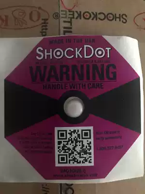 Imported SHOCKWATCH three-generation Shanghai shockproof display label with anti-counterfeiting code