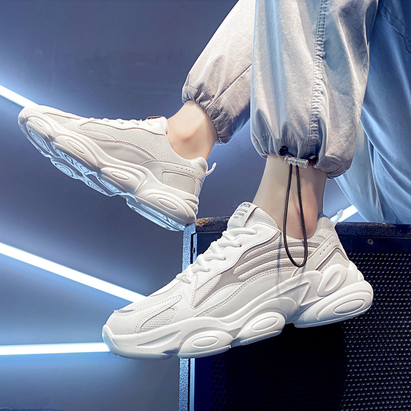 Men's shoes 2022 summer new men's sports casual shoes men's trendy shoes summer breathable small white autumn skate shoes men