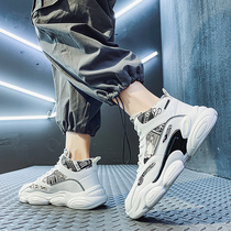 Men Shoes Spring 2021 New High Help Martin Boots Sports Casual Shoes Man Boomer Shoes Nets Red Men Old Daddy Tide Shoes