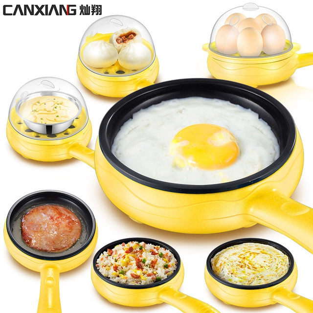 Nồi hơi trứng hấp Trứng tự động Tắt nguồn Omelette Hộ gia đình nhỏ Thiết bị nhỏ Bữa sáng Mini Artifact Thiết bị nhà bếp được cắm vào - Nồi trứng