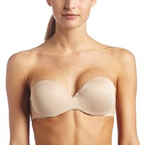 Lily Of France Womens Gel Touch Strapless Push Up Bra