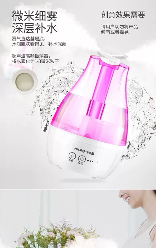 Đồ trang trí giá rẻ Máy làm ẩm hộ gia đình châu Âu Bộ lọc đôi vòi phun nhỏ cửa hàng đa mục đích tiết kiệm năng lượng đơn giản các loại máy phun sương