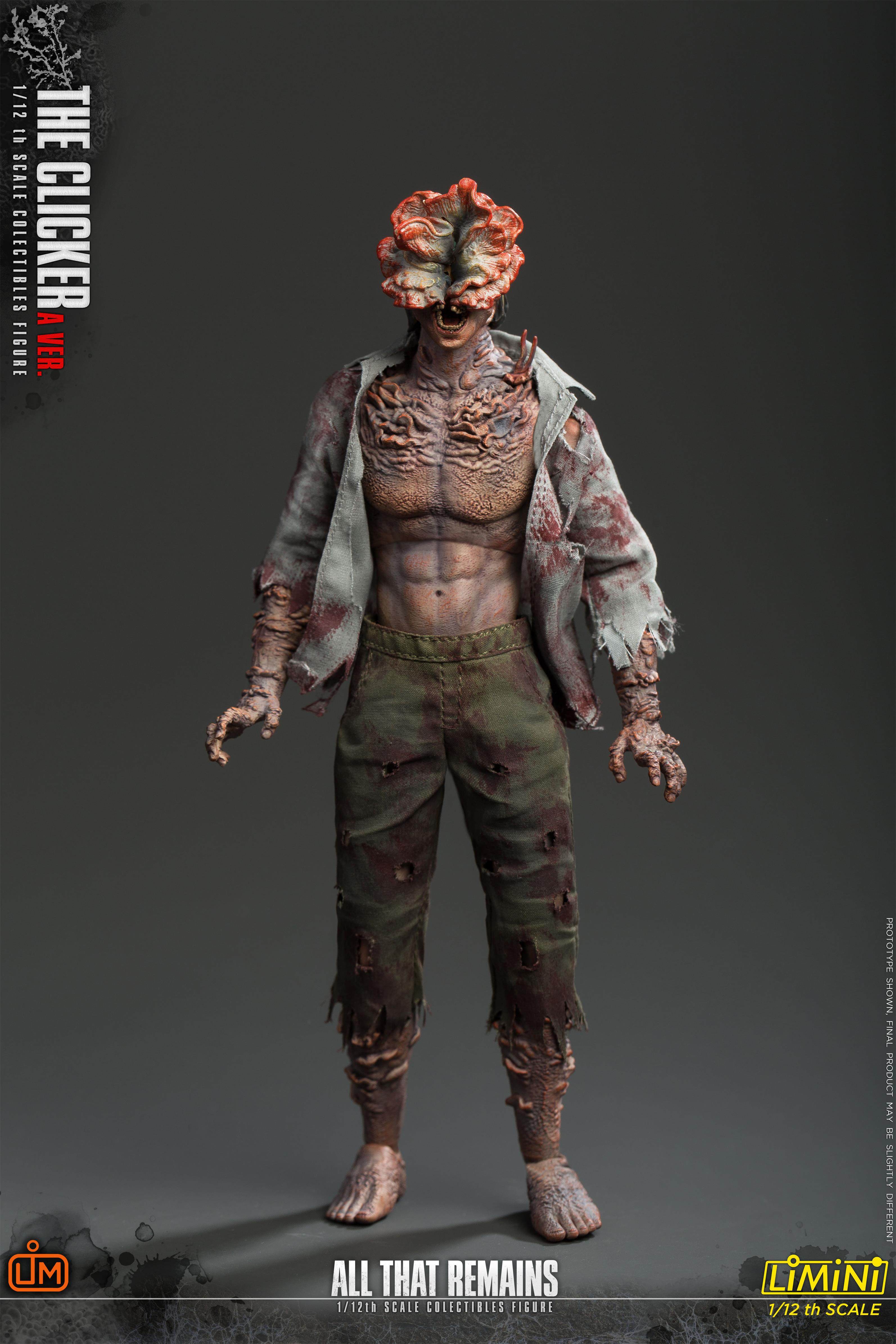 LimToys LMN009A 1/12 Last of Us The Clicker Zombie Action Figure